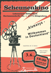 Scheunenkino, 3.6.2016, um 19.30 Uhr, Lebensraum Röthenbach in Klingenberg